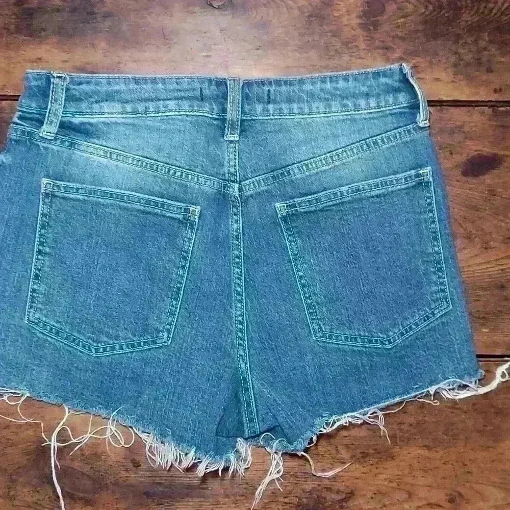Willow + Root Rise Up Distressed Shorts - Picture 3 of 6